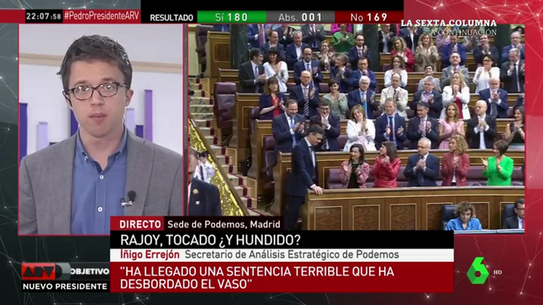 <p>Íñigo Errejón: "Con 84 diputados es más difícil gobernar que con nuestros 70. Nos ponemos a disposición de Pedro Sánchez"</p>