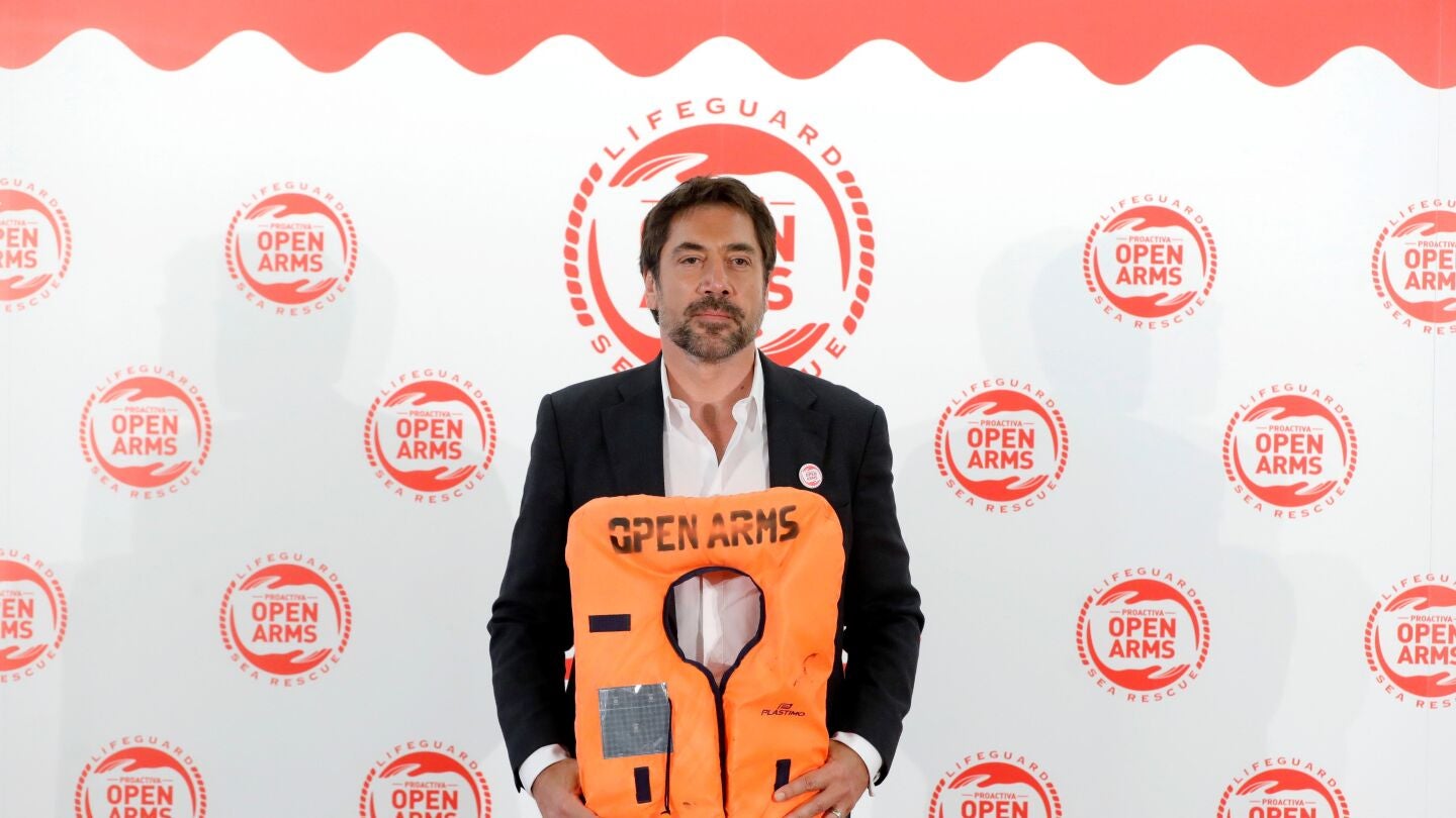 El actor Javier Bardem a su llegada a la cena ben&eacute;fica