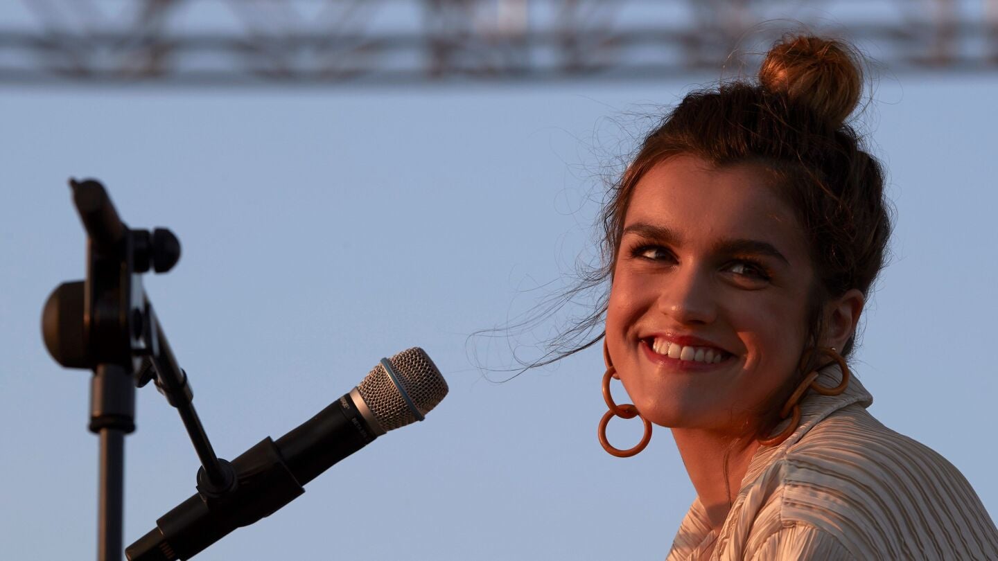 La cantante Amaia act&uacute;a por primera vez en solitario