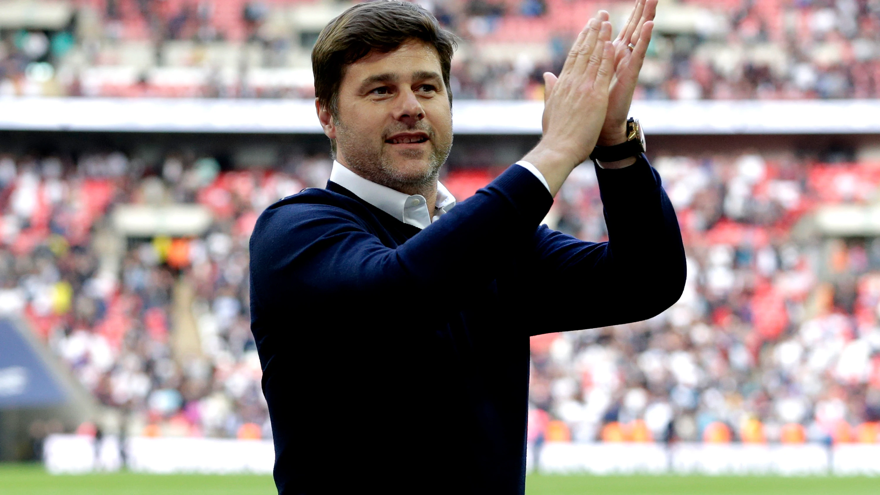 Pochettino aplaude en Wembley