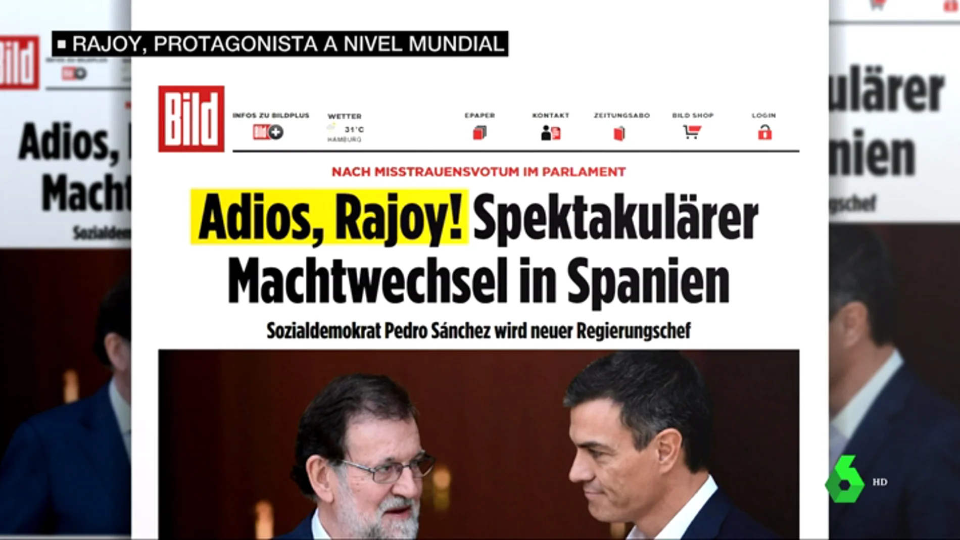 Rajoy, un protagonista a nivel internacional: así vivieron las televisiones de todo el mundo el fin de su mandato
