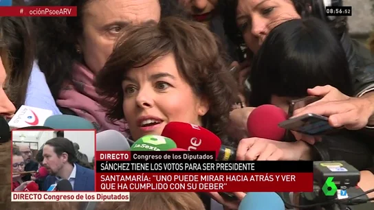 La vicepresidenta del Gobierno, Soraya Sáenz de Santamaría La vicepresidenta del Gobierno, Soraya Sáenz de Santamaría