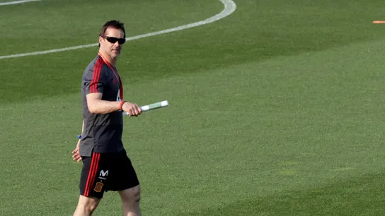 Julen Lopetegui, en un entrenamiento Julen Lopetegui, en un entrenamiento
