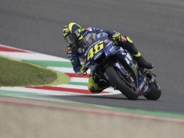Valentino Rossi, con la Yamaha