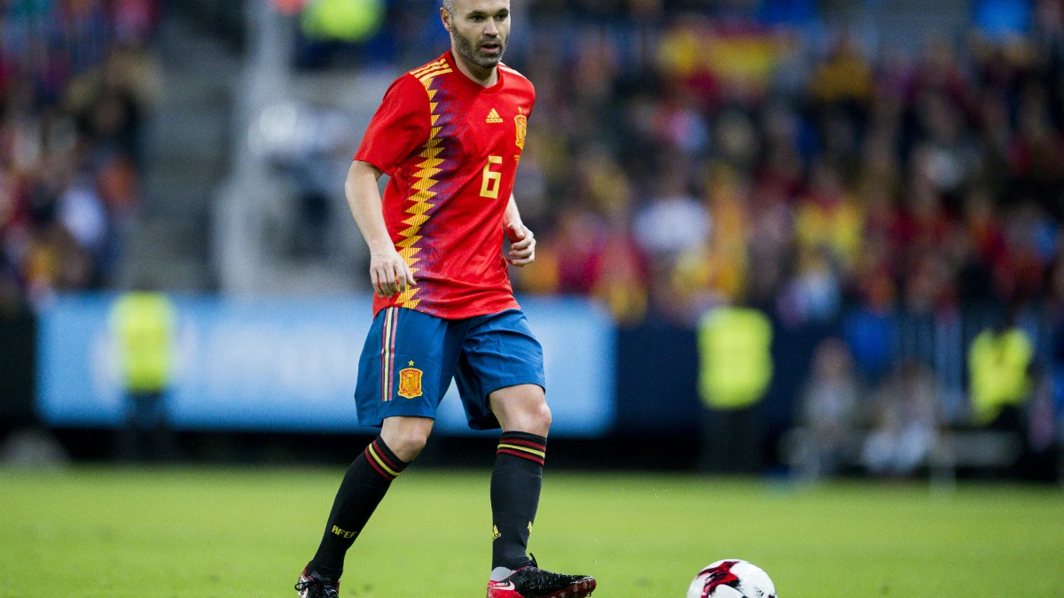 Iniesta, con España