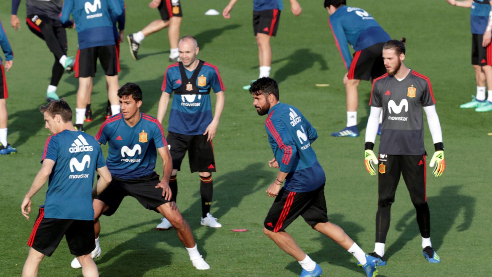 Entrenamiento de Espa&ntilde;a