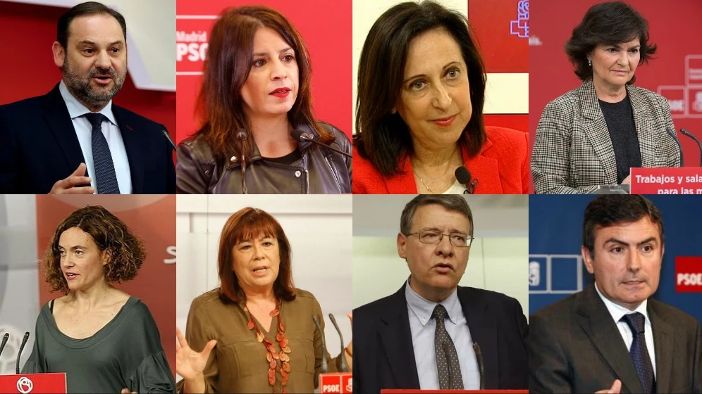 Diputados socialistas que podrían formar el Gobierno de Pedro Sánchez Diputados socialistas que podrían formar el Gobierno de Pedro Sánchez