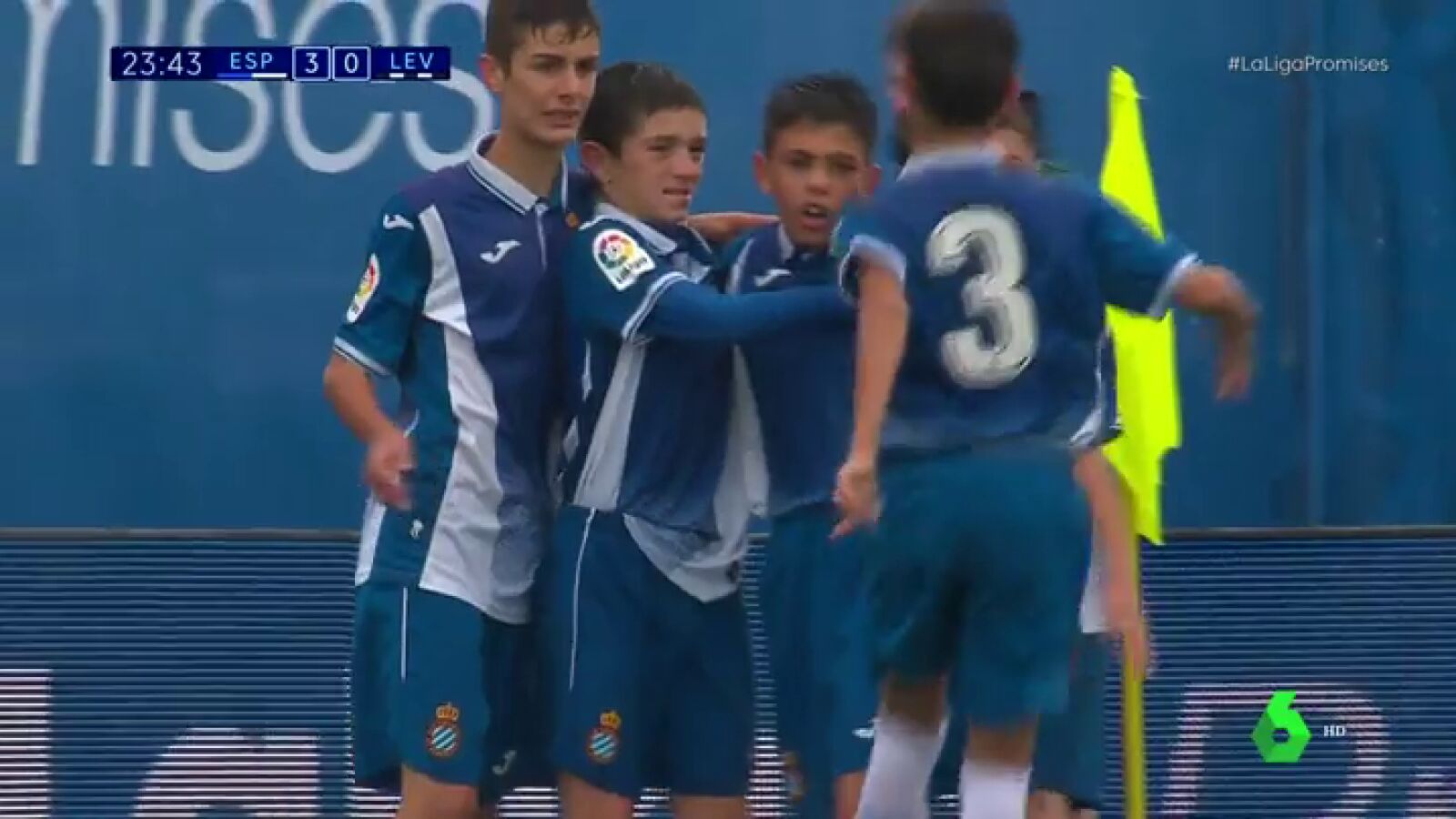 <p>Un doblete de Enric Garc&iacute;a ante el Levante encamina al Espanyol a la final de LaLiga Promises</p>
