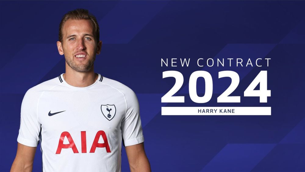 Harry Kane amplía su contrato con el Tottenham