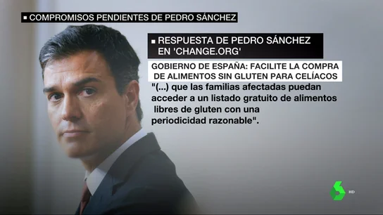 Los compromisos pendientes de Pedro Sánchez Los compromisos pendientes de Pedro Sánchez