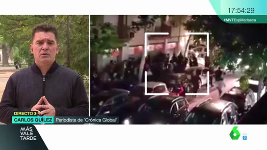 Carlos Quílez, sobre el presunto asesino de Laia: "Sufría brotes de violencia cuando estaba colocado" Carlos Quílez, sobre el presunto asesino de Laia: "Sufría brotes de violencia cuando estaba colocado"