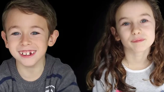 Marc y Paula, los niños protagonistas del documental Marc y Paula, los niños protagonistas del documental