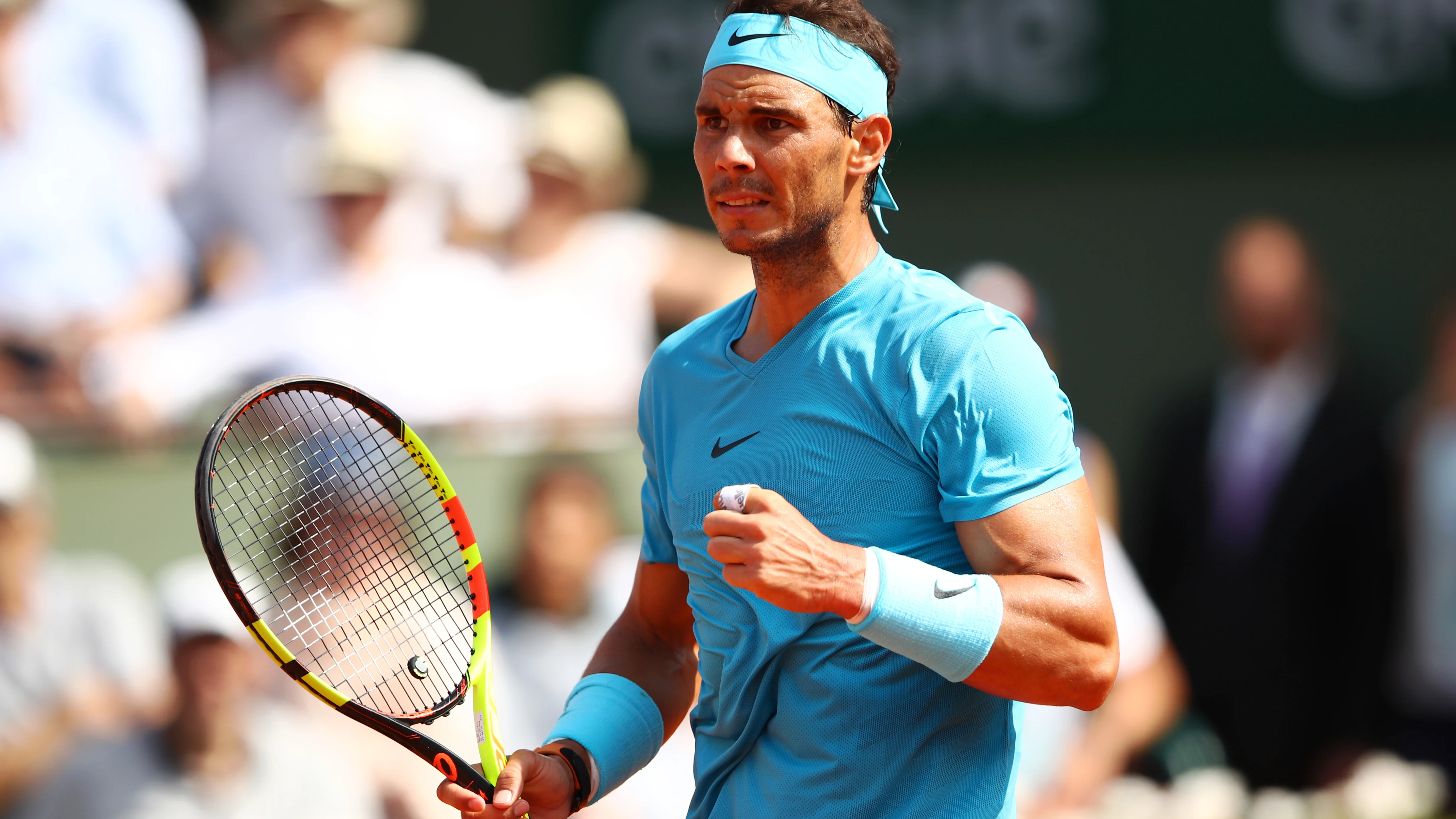 Rafa Nadal celebra la victoria