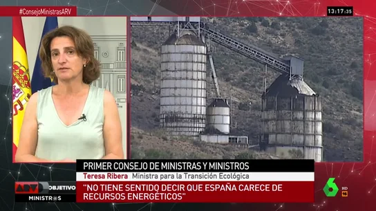 Teresa Ribera: "No tiene sentido decir que España carece de recursos energéticos, todo lo contrario" Teresa Ribera: "No tiene sentido decir que España carece de recursos energéticos, todo lo contrario"