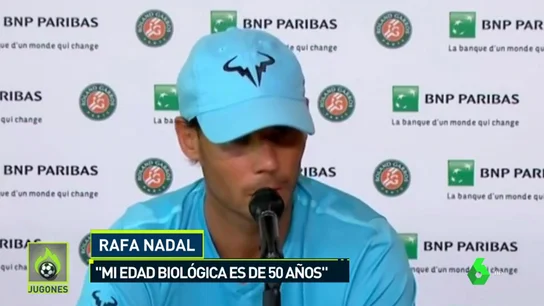Nadal: "¿El cuerpo de Cristiano tiene 23 años? El mío, cuarenta y pico" Nadal: "¿El cuerpo de Cristiano tiene 23 años? El mío, cuarenta y pico"