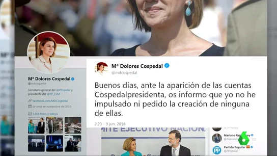 Primeras plataformas de apoyo a las candidaturas de Cospedal y Santamaría para sustituir a Rajoy al frente del PP Primeras plataformas de apoyo a las candidaturas de Cospedal y Santamaría para sustituir a Rajoy al frente del PP