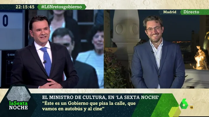 Iñaki López desvela en laSexta Noche que Màxim Huerta fue su casero Iñaki López desvela en laSexta Noche que Màxim Huerta fue su casero