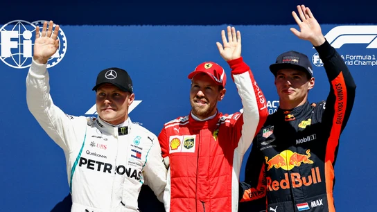 Vettel, Bottas y Verstappen, los más rápidos de la Q3 de Canadá Vettel, Bottas y Verstappen, los más rápidos de la Q3 de Canadá