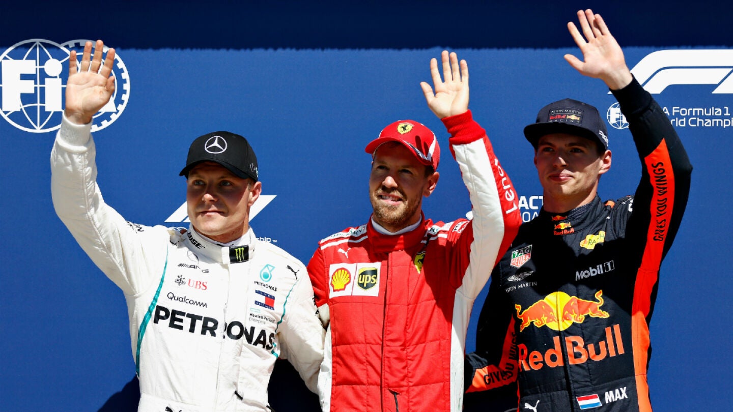 Vettel, Bottas y Verstappen, los m&aacute;s r&aacute;pidos de la Q3 de Canad&aacute;