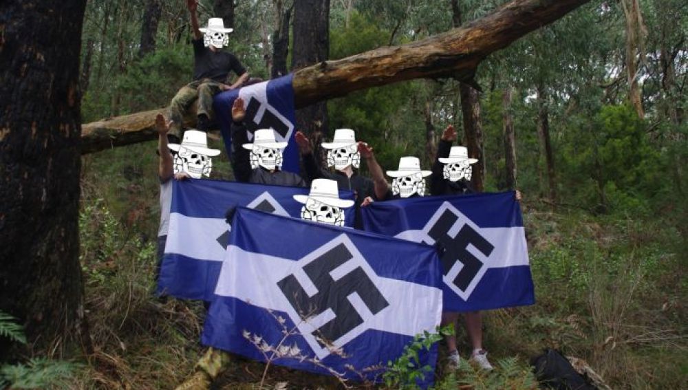 Un grupo de los neonazis de Antipodean Resistance 