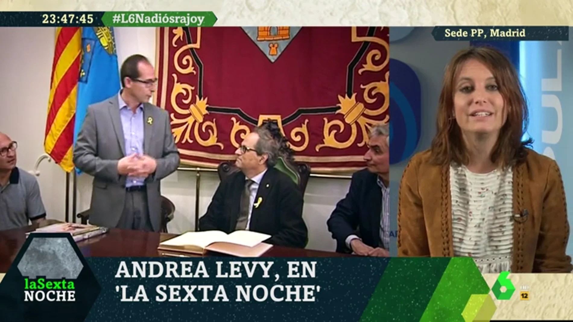 Andrea Levy en laSexta Noche