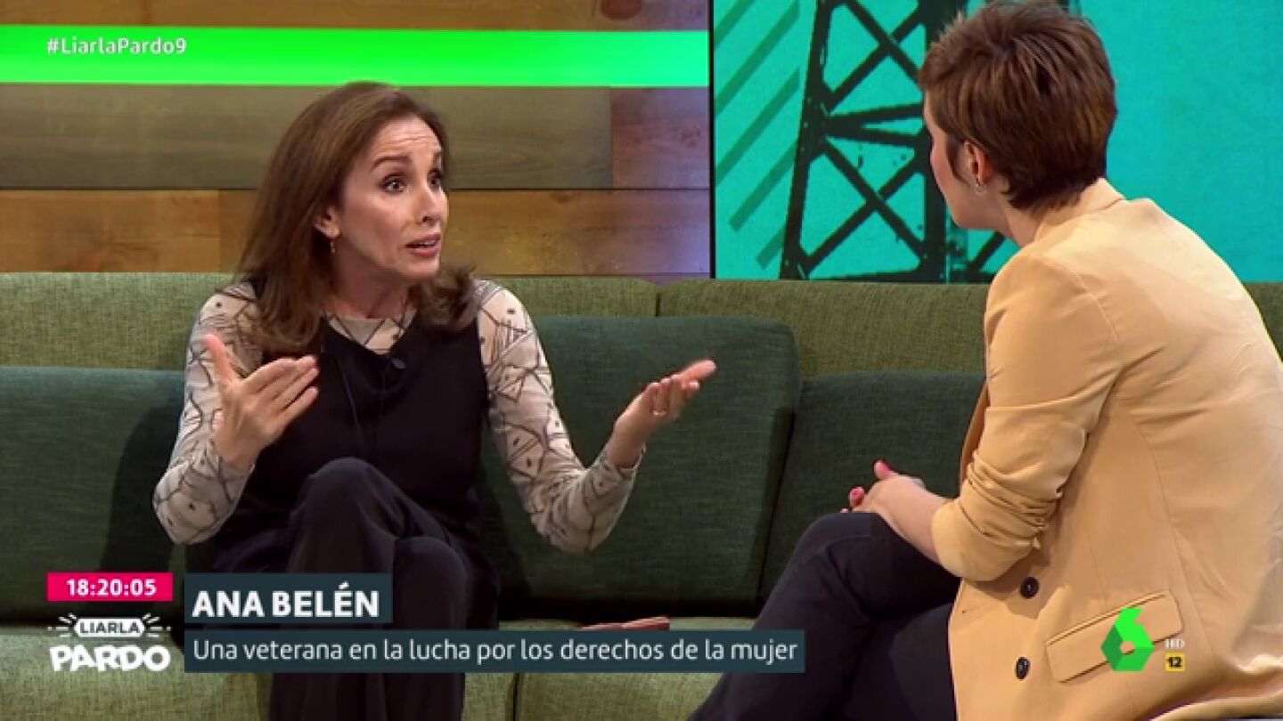 Ana Bel&eacute;n con Cristina Pardo