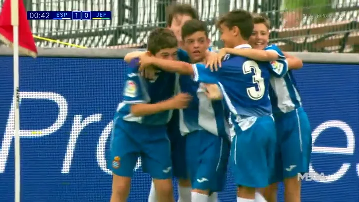 El Espanyol se clasifica para la final de LaLiga Promises tras golear al JEF United