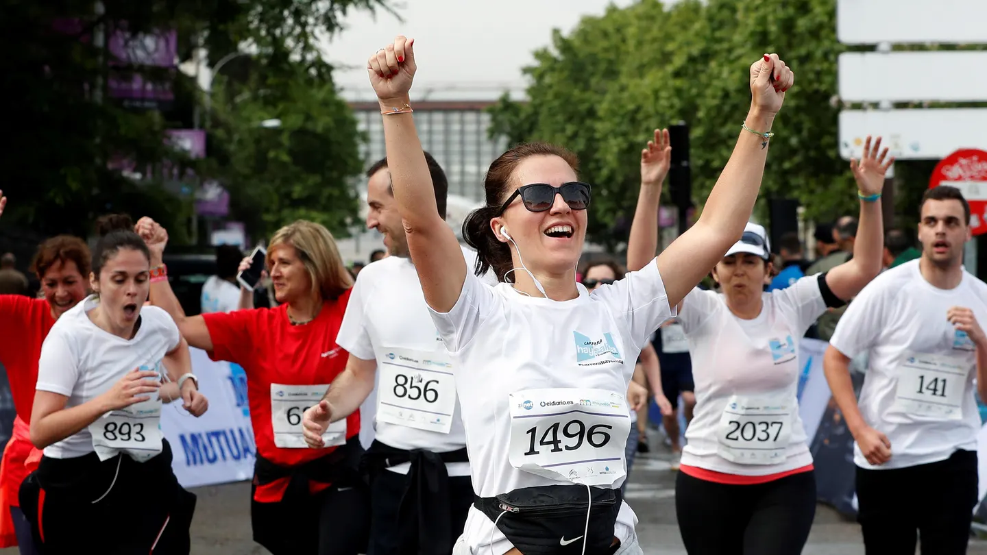 Llegada de la quinta edición de la Carrera Hay Salida contra la violencia machista Llegada de la quinta edición de la Carrera Hay Salida contra la violencia machista
