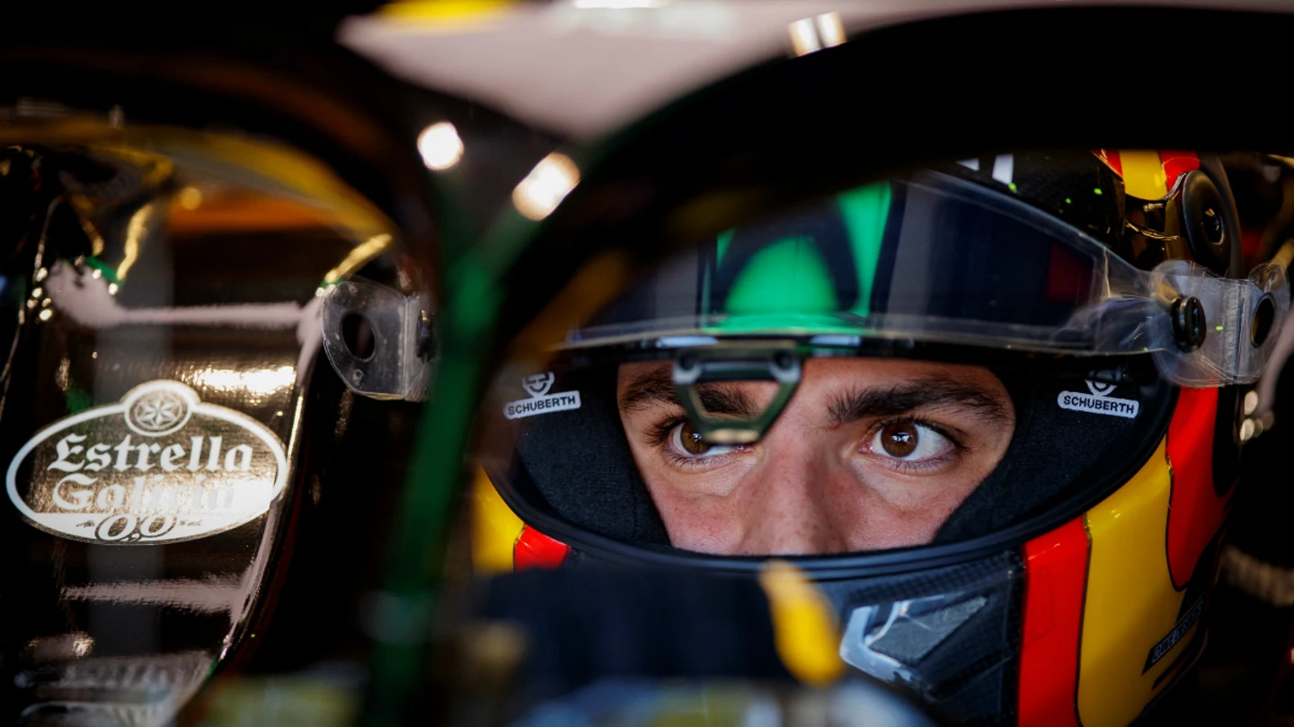 Carlos Sainz, a bordo del Renault Carlos Sainz, a bordo del Renault