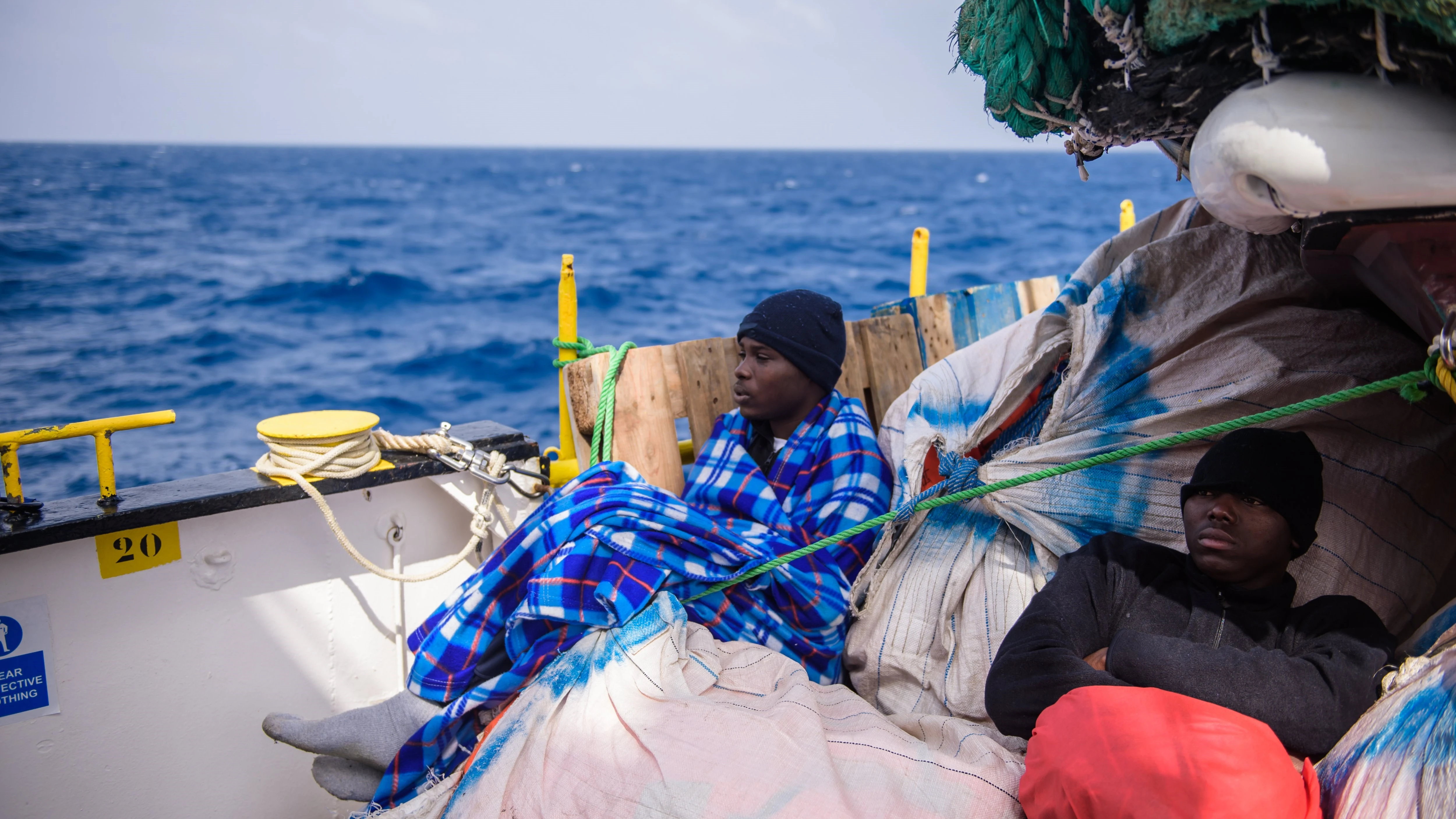 Un total de 1.096 inmigrantes llegan a Italia tras varios rescates en el Mediterráneo