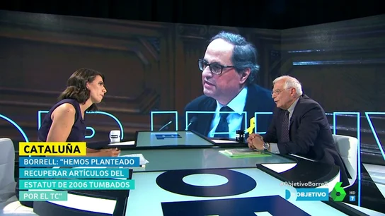 Josep Borrell con Ana Pastor Josep Borrell con Ana Pastor