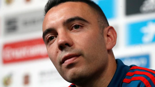 Iago Aspas, en rueda de prensa Iago Aspas, en rueda de prensa