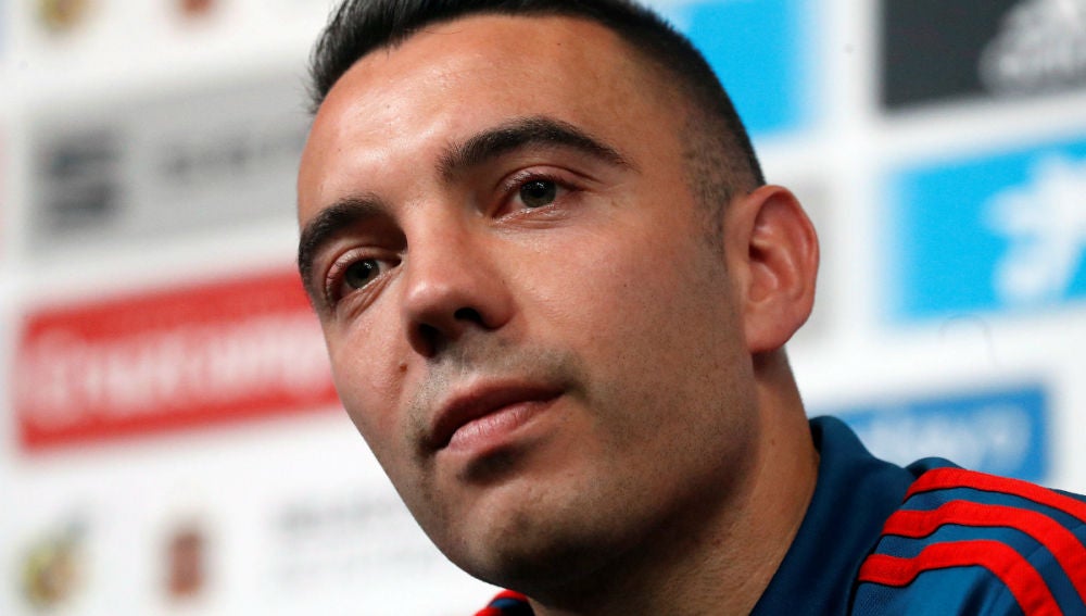 Iago Aspas, en rueda de prensa