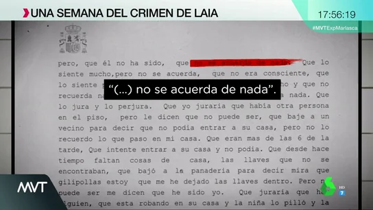 Una semana del crimen de Laia: claves de una investigación con un acusado lleno de incógnitas y contradicciones Una semana del crimen de Laia: claves de una investigación con un acusado lleno de incógnitas y contradicciones