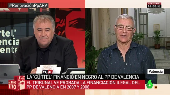 Joan Ribó: "El PP iba a las elecciones dopado y haciendo trampa. Usa el dinero público para sus intereses" Joan Ribó: "El PP iba a las elecciones dopado y haciendo trampa. Usa el dinero público para sus intereses"