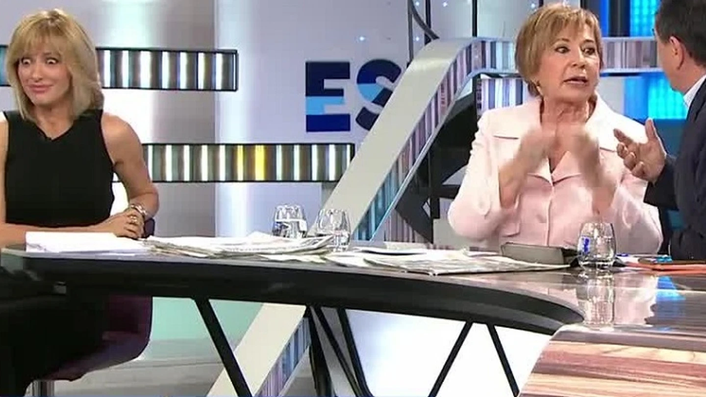 Celia Villalobos y Arsenio Escolar en Espejo Público Celia Villalobos y Arsenio Escolar en Espejo Público