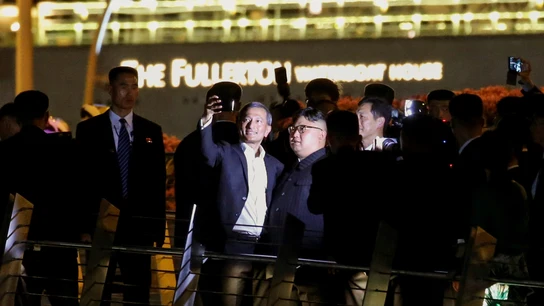Paseo nocturno de Kim Jong-un Paseo nocturno de Kim Jong-un