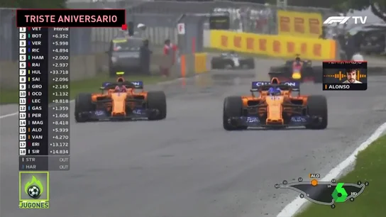 El McLaren de Fernando Alonso volvió a decir basta El McLaren de Fernando Alonso volvió a decir basta