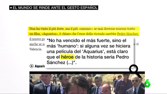 Las reacciones de la prensa internacional al gesto de España Las reacciones de la prensa internacional al gesto de España