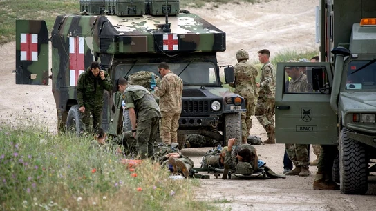 Militares heridos tras unos ejercicios de paracaidismo Militares heridos tras unos ejercicios de paracaidismo