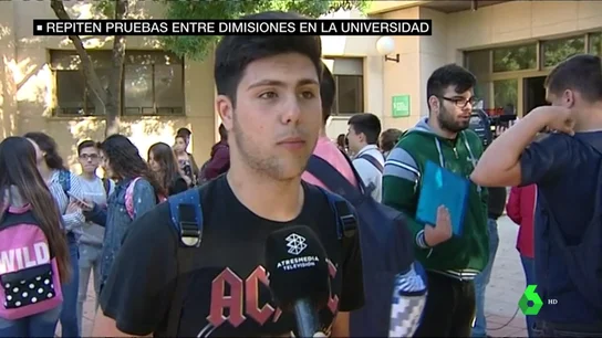 Estudiante extremeño que ha tenido que repetir la Selectividad Estudiante extremeño que ha tenido que repetir la Selectividad