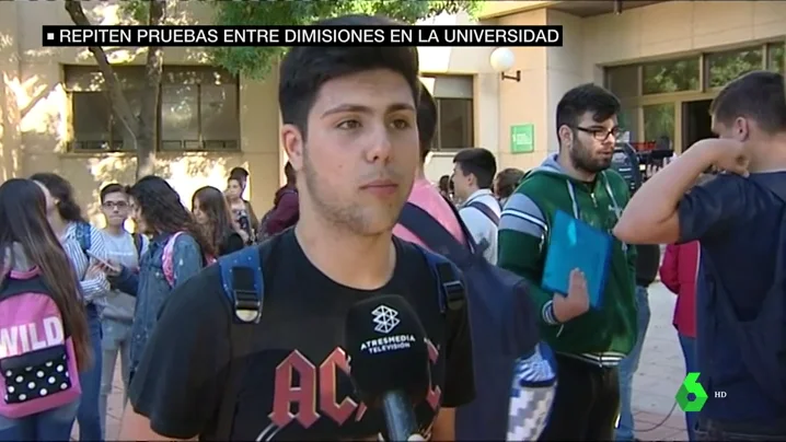 Estudiante extremeño que ha tenido que repetir la Selectividad