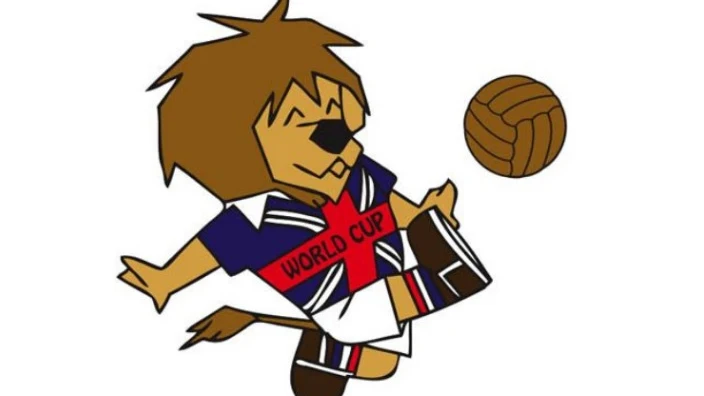 World Cup Willie fue la primera mascota que tuvo una Copa del Mundo. Un Le&oacute;n con la bandera de Reino Unido
