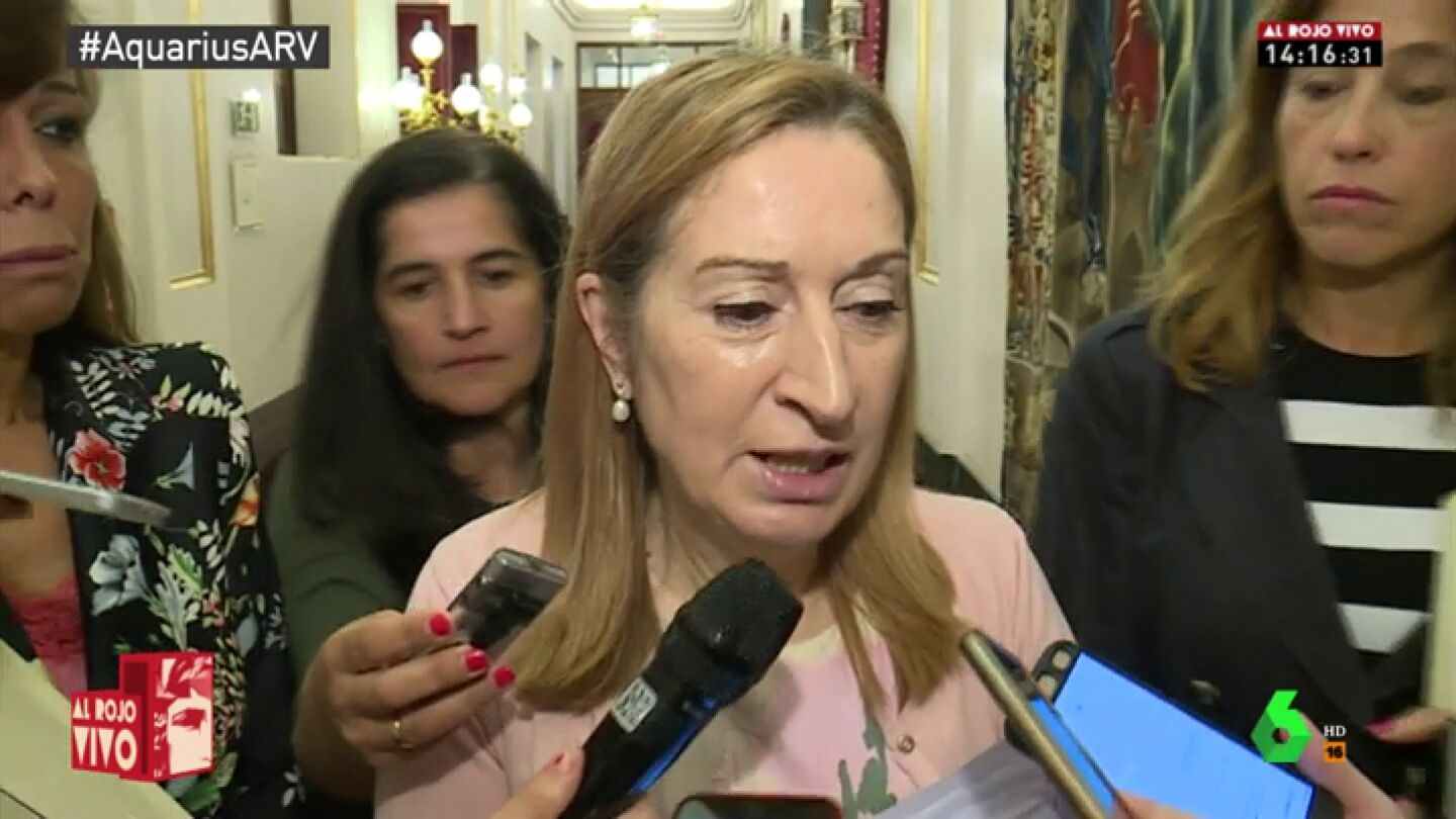 Ana Pastor se desmarca de los ataques del PP al rescate del Aquarius: "Todo lo que sea comportamiento humanitario ser&aacute; bienvenido siempre"
