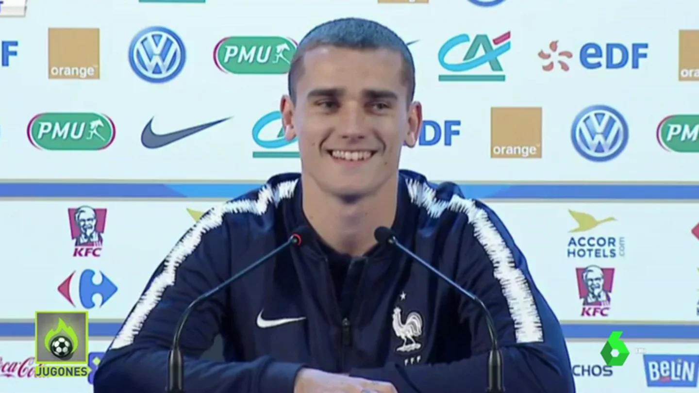 Griezmann sigue jugando con todos y volvió a dejar en el aire su futuro Griezmann sigue jugando con todos y volvió a dejar en el aire su futuro