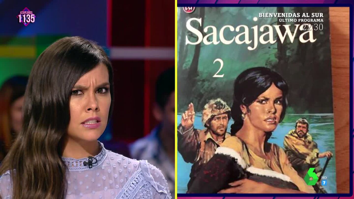 El sorprendente parecido de Cristina Pedroche con Sacajawa, la protagonista india de un libro de 1978
