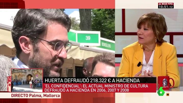 Nativel Preciado: "No creo que Màxim Huerta sea un delincuente fiscal, pero lo lógico sería que se fuera antes de que lo 'mataran'"