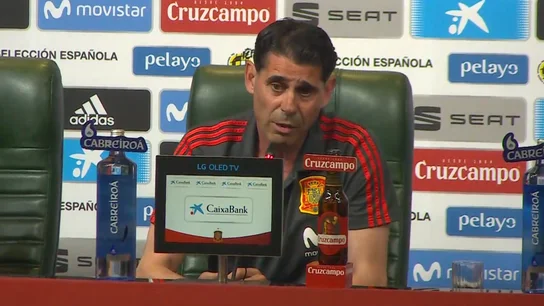 Fernando Hierro comparece ante los medios de comunicación Fernando Hierro comparece ante los medios de comunicación