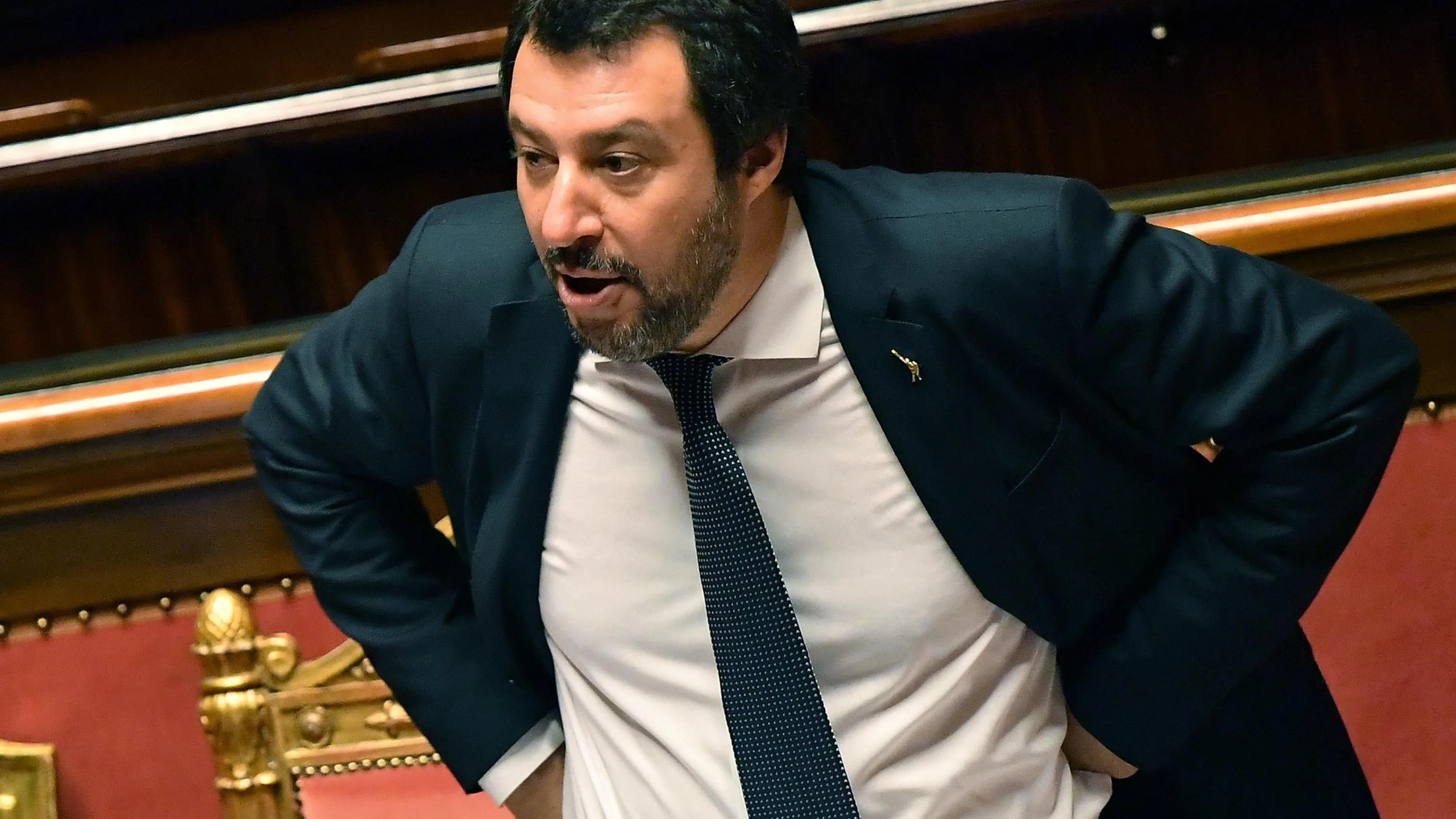 El ministro de Interior italiano, Matteo Salvini