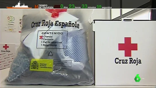 Kit que se entregará a los migrantes que lleguen a Valencia Kit que se entregará a los migrantes que lleguen a Valencia